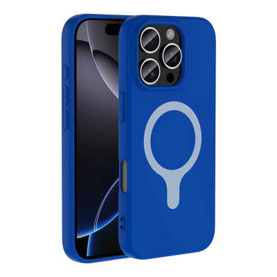 Apple iPhone 16 Pro Max Kılıf M-Safe Şarj Özellikli Zore Aris Silikon Kapak - 20