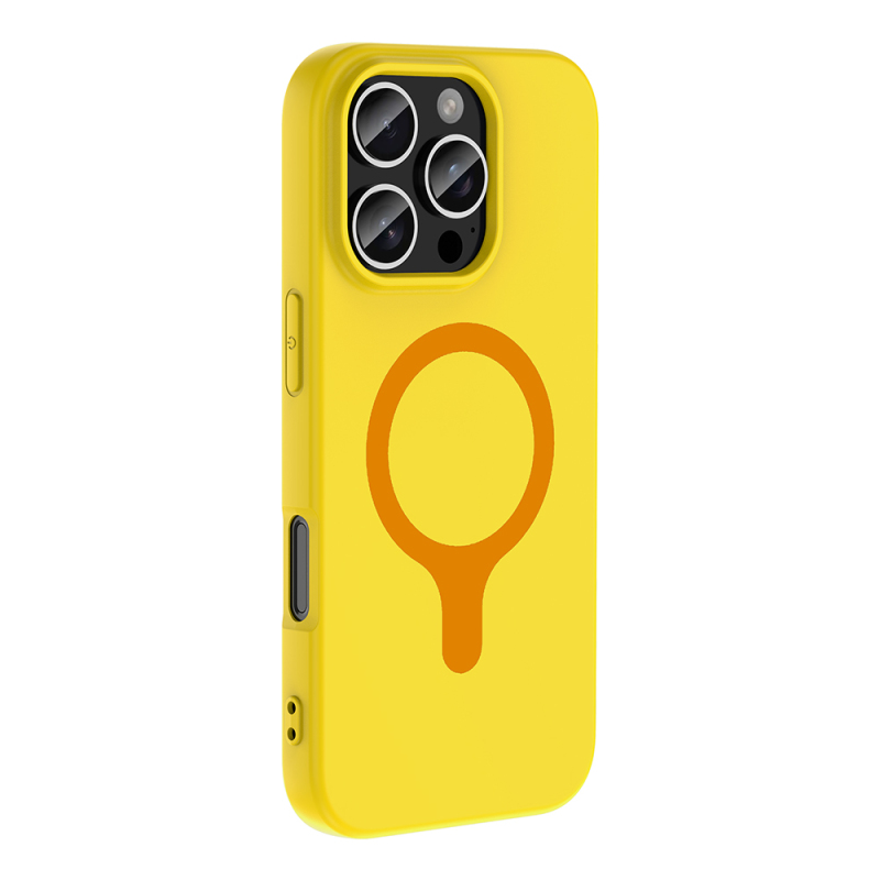 Apple iPhone 16 Pro Max Kılıf M-Safe Şarj Özellikli Zore Aris Silikon Kapak - 24