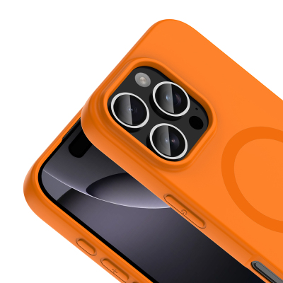 Apple iPhone 16 Pro Max Kılıf M-Safe Şarj Özellikli Zore Aris Silikon Kapak - 32
