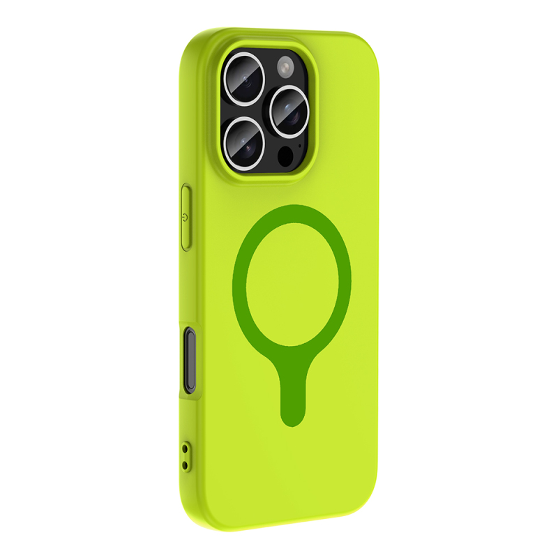 Apple iPhone 16 Pro Max Kılıf M-Safe Şarj Özellikli Zore Aris Silikon Kapak - 36