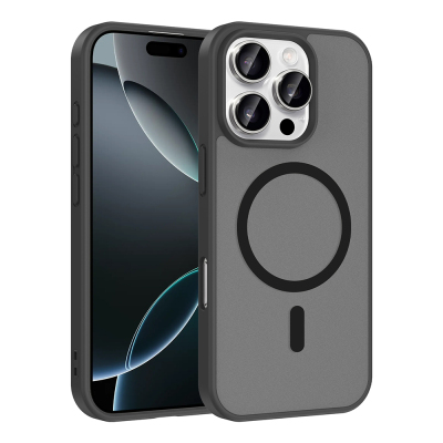 Apple iPhone 16 Pro Max Kılıf M-safe Şarj Özellikli Zore Babet Kapak - 1