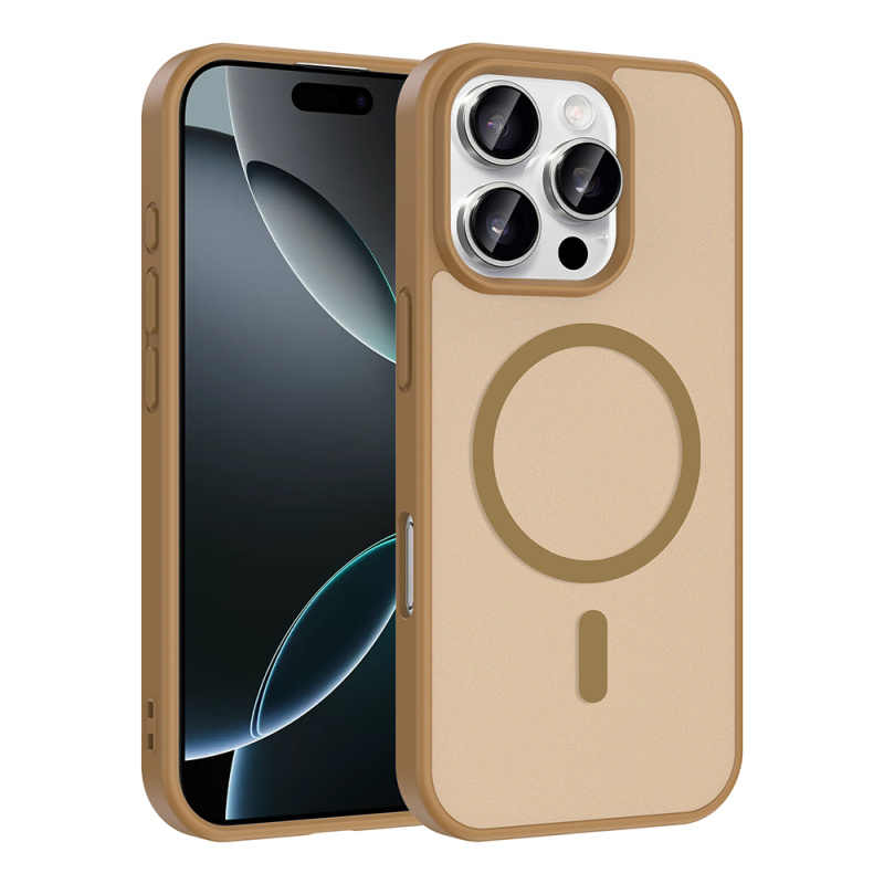 Apple iPhone 16 Pro Max Kılıf M-safe Şarj Özellikli Zore Babet Kapak - 7