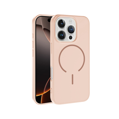 Apple iPhone 16 Pro Max Kılıf M-safe Şarj Özellikli Zore Meta Kapak - 5