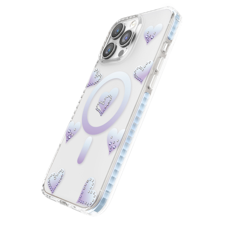 Apple iPhone 16 Pro Max Kılıf M-Safe Şarj Özellikli Zore Paris Elvo Sert PC Kapak - 4