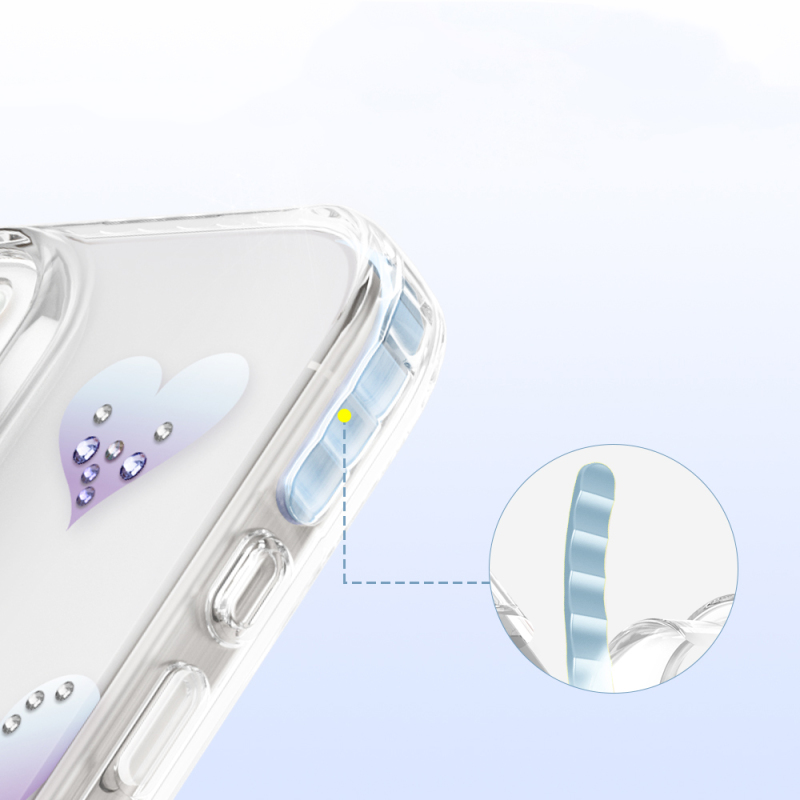 Apple iPhone 16 Pro Max Kılıf M-Safe Şarj Özellikli Zore Paris Elvo Sert PC Kapak - 10