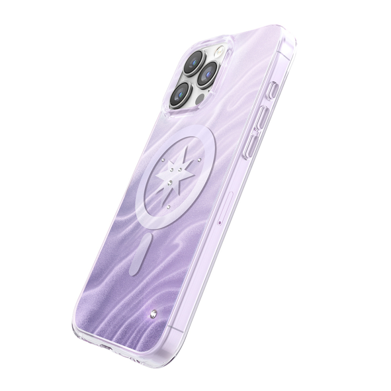 Apple iPhone 16 Pro Max Kılıf M-Safe Şarj Özellikli Zore Paris Rovix Sert PC Kapak - 5