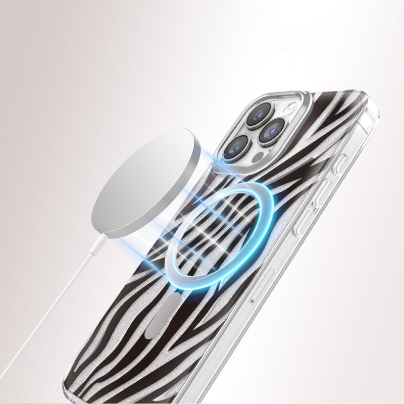 Apple iPhone 16 Pro Max Kılıf M-Safe Şarj Özellikli Zore Paris Veyro TPU Kapak - 5