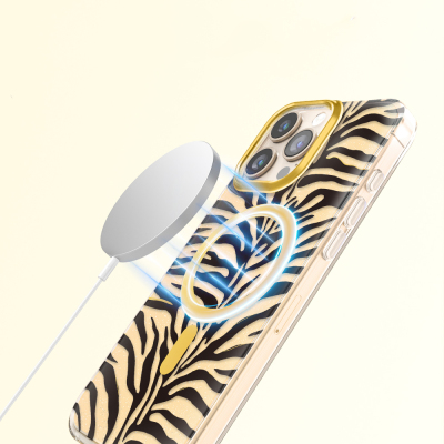 Apple iPhone 16 Pro Max Kılıf M-Safe Şarj Özellikli Zore Paris Veyro TPU Kapak - 13