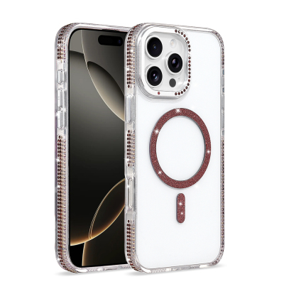 Apple iPhone 16 Pro Max Kılıf M-safe Şarj Özellikli Zore Tera Silikon Kapak - 2