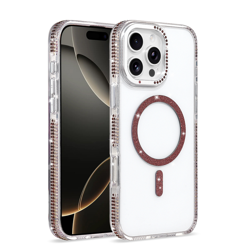 Apple iPhone 16 Pro Max Kılıf M-safe Şarj Özellikli Zore Tera Silikon Kapak - 2