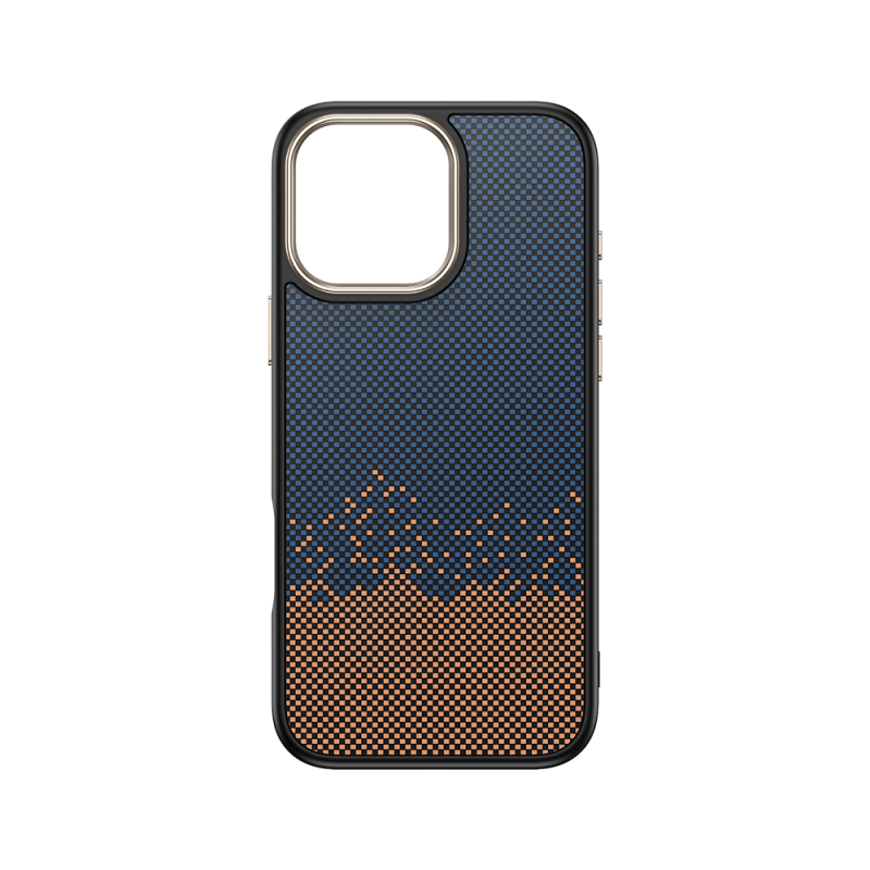 Apple iPhone 16 Pro Max Kılıf M-safe Şarj Özellikli Karbon Fiber Görünümlü Zore Antina Kapak - 14
