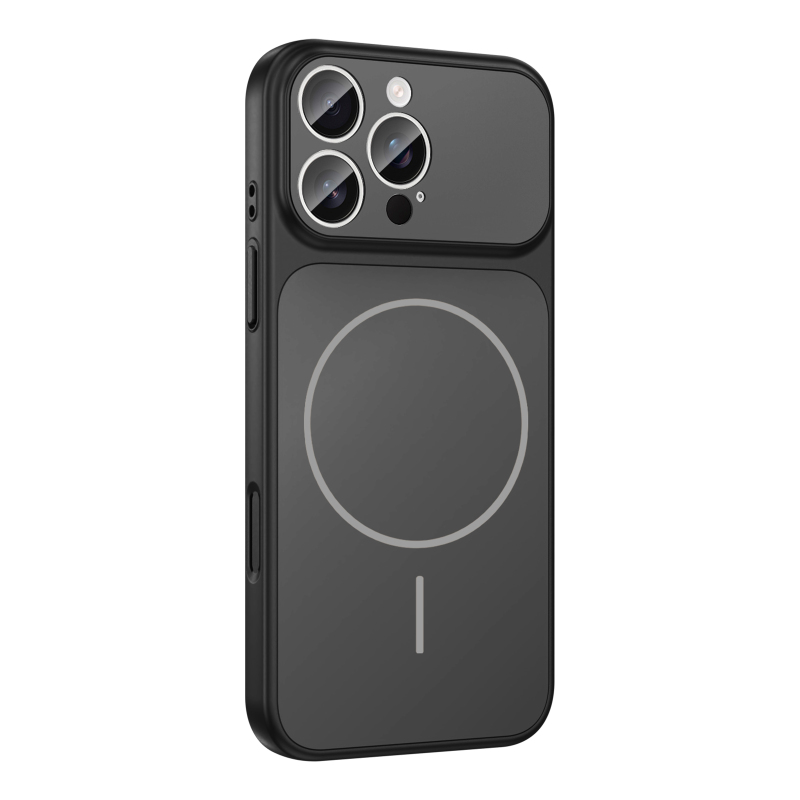 Apple iPhone 16 Pro Max Kılıf Zore M-Safe Şarj Özellikli Kamera Korumalı Formen Kapak - 8