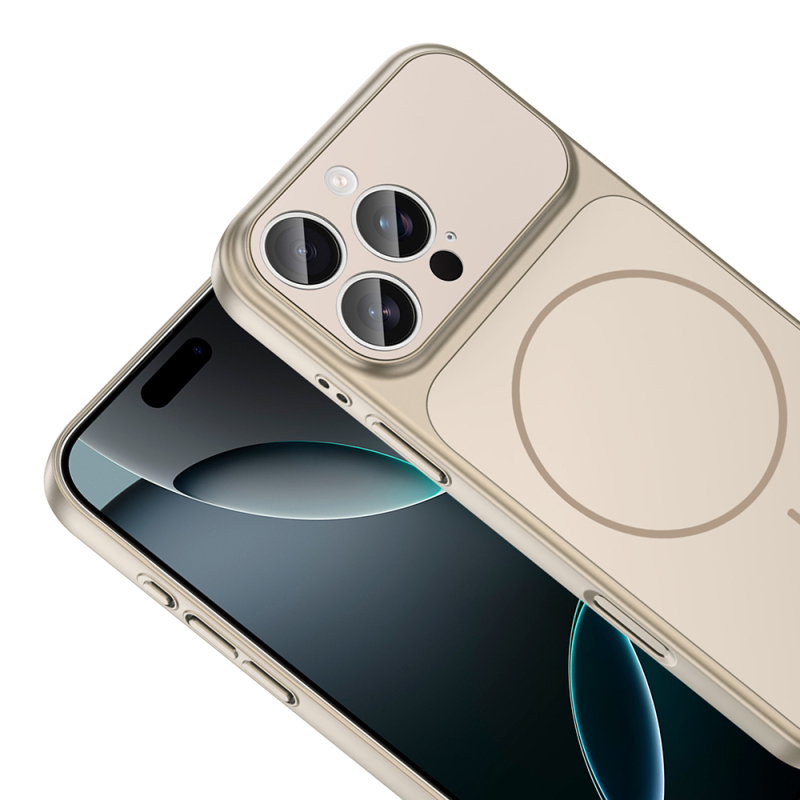 Apple iPhone 16 Pro Max Kılıf Zore M-Safe Şarj Özellikli Kamera Korumalı Formen Kapak - 15