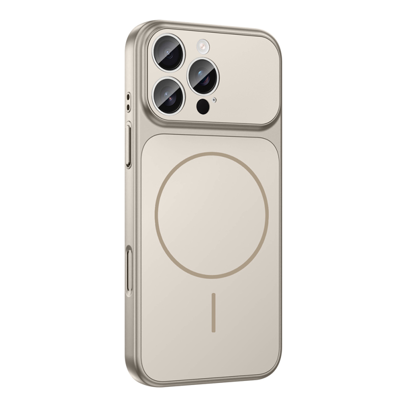 Apple iPhone 16 Pro Max Kılıf Zore M-Safe Şarj Özellikli Kamera Korumalı Formen Kapak - 10