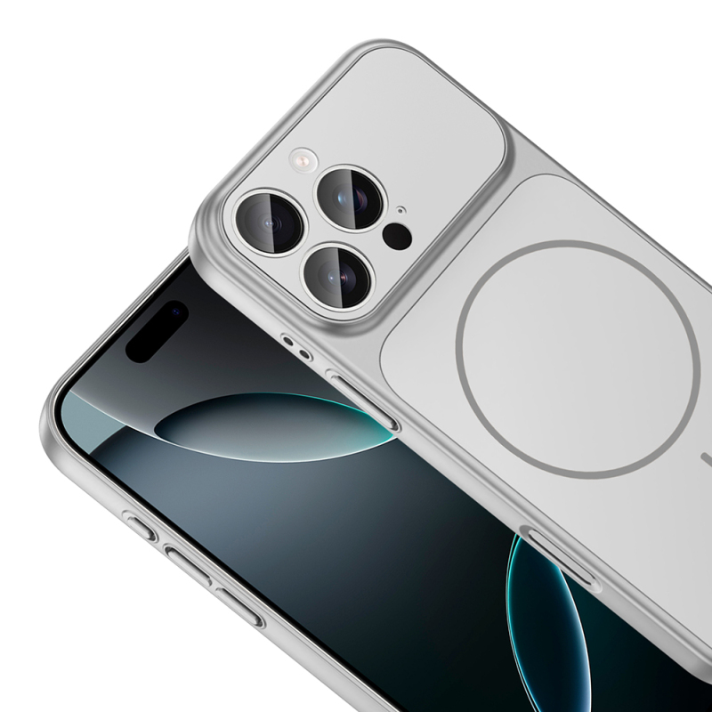Apple iPhone 16 Pro Max Kılıf Zore M-Safe Şarj Özellikli Kamera Korumalı Formen Kapak - 17