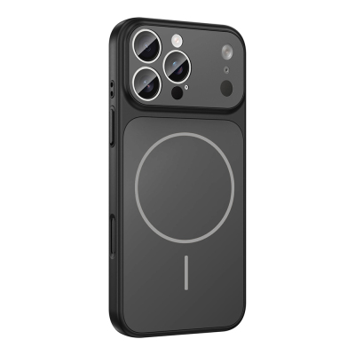 Apple iPhone 16 Pro Max Kılıf Zore M-Safe Şarj Özellikli Kamera Korumalı Formen Kapak - 8