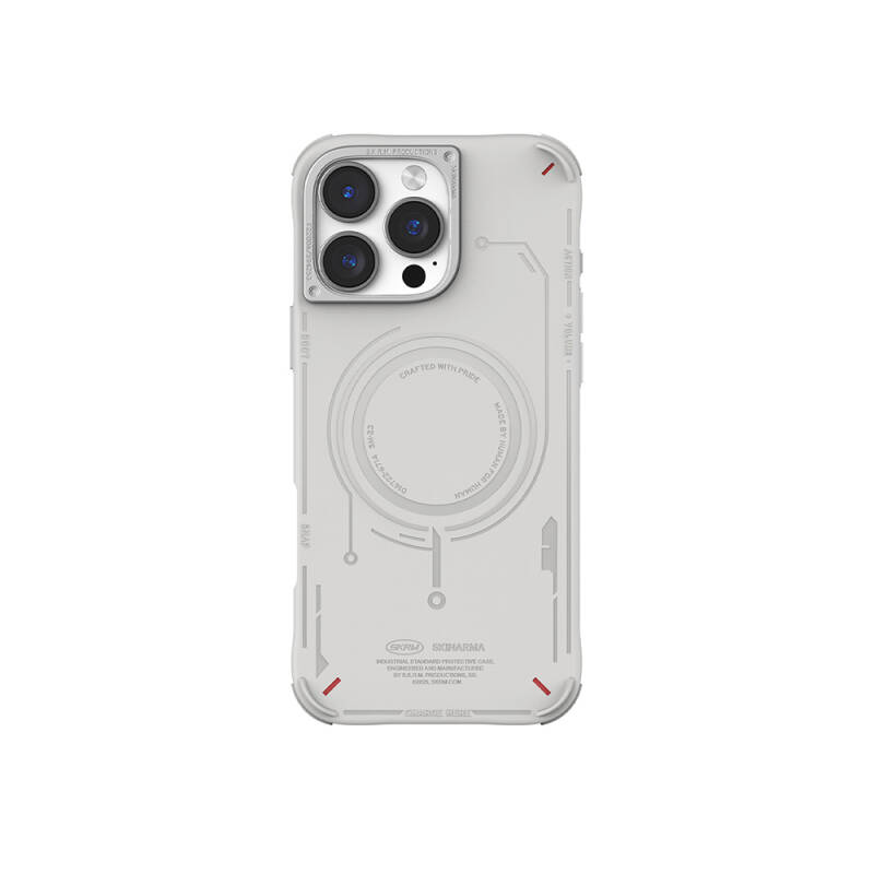 Apple iPhone 16 Pro Max Magsafe Charging Featured Metal Camera Frame Skinarma Mecha Series Cover - 3