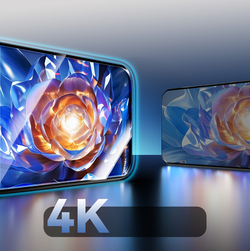 Apple iPhone 16 Pro Max Mohseven Pure Sapphire Coating HD 3D Glue Tempered Glass Screen Protector - 15