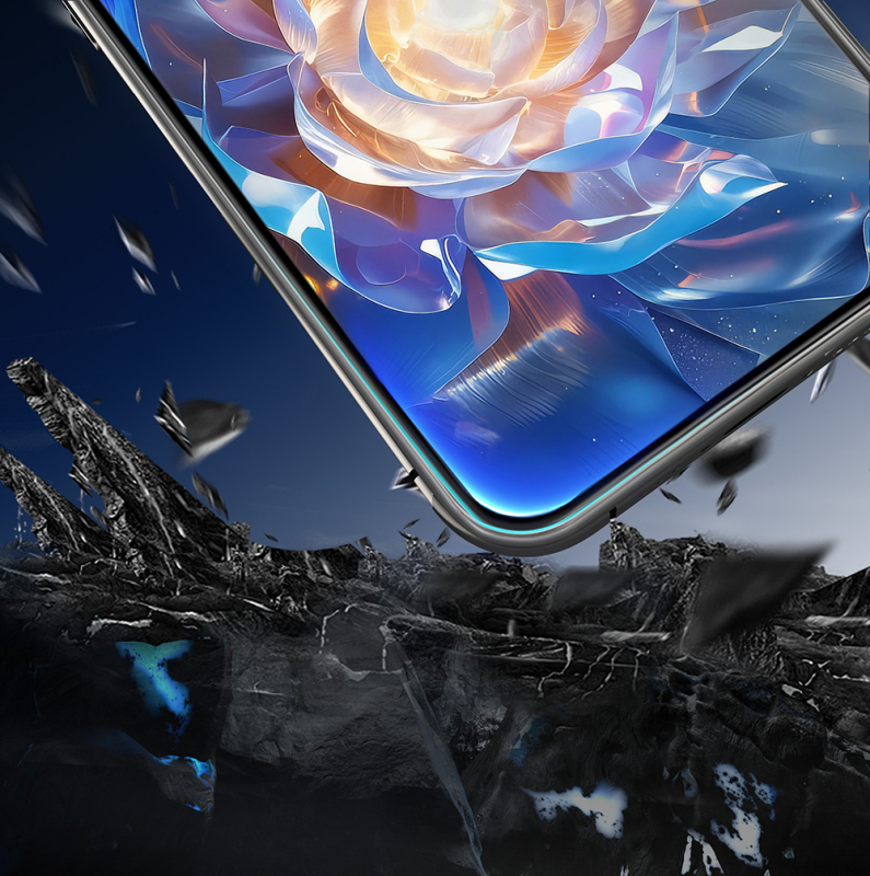 Apple iPhone 16 Pro Max Mohseven Safir Coating 3D Glue Privacy Hayalet Temperli Cam Ekran Koruyucu - 9