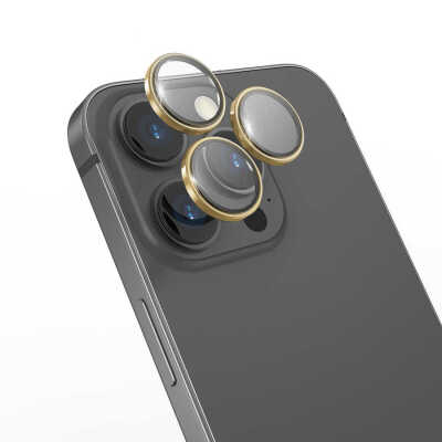 Apple iPhone 16 Pro​​ Max Wiwu Lens Guard Metal Kamera Lens Koruyucu - 3