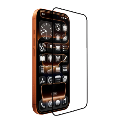 Apple iPhone 16 Pro Mohseven Safir Coating HD 3D Glue Temperli Cam Ekran Koruyucu - 6