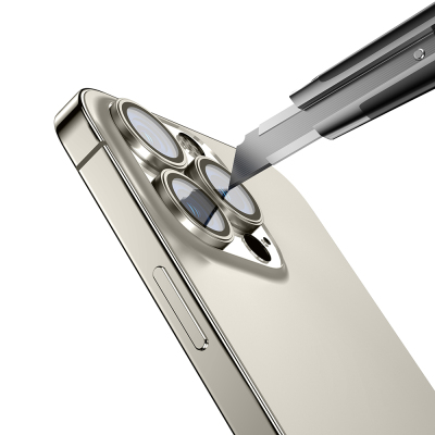 Apple iPhone 16 Pro Zore Mikro Camera Lens Protector - 9