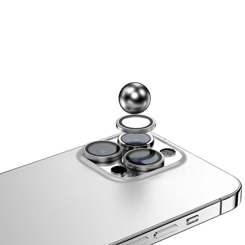 Apple iPhone 16 Pro Zore Mikro Kamera Lens Koruyucu - 4