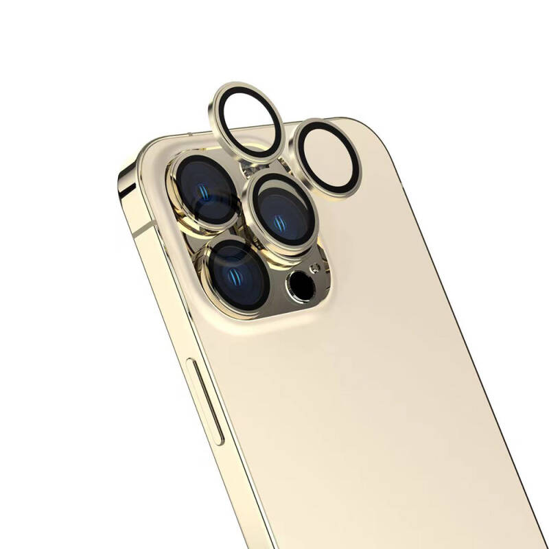 Apple iPhone 16 Pro Zore Safir CL-15 Anti-Fingerprint Anti-Reflective Camera Lens Protector - 5