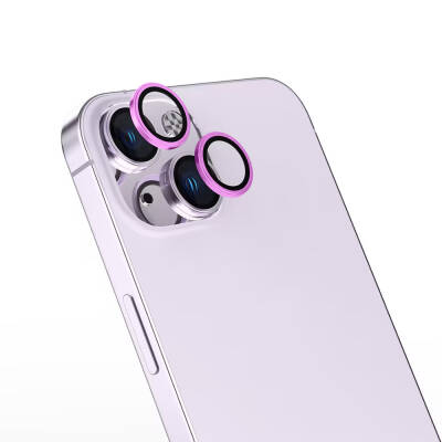 Apple iPhone 16 Zore Safir CL-15 Parmak İzi Bırakmayan Anti-Reflective Kamera Lens Koruyucu - 6