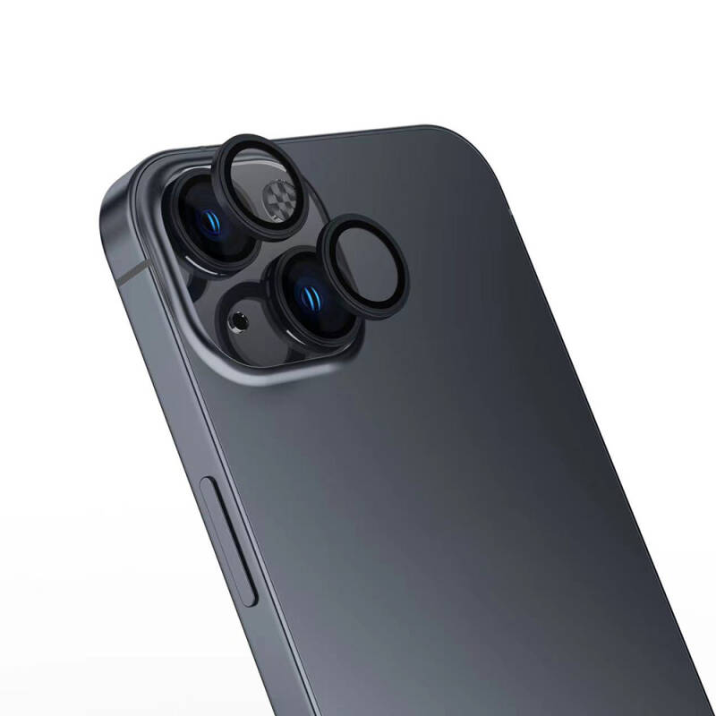 Apple iPhone 16 Zore Safir CL-15 Parmak İzi Bırakmayan Anti-Reflective Kamera Lens Koruyucu - 2