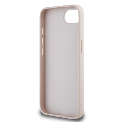 Apple iPhone 16E Case Guess Original Licensed 4G Big Metal Logo Glitter Cover - 8