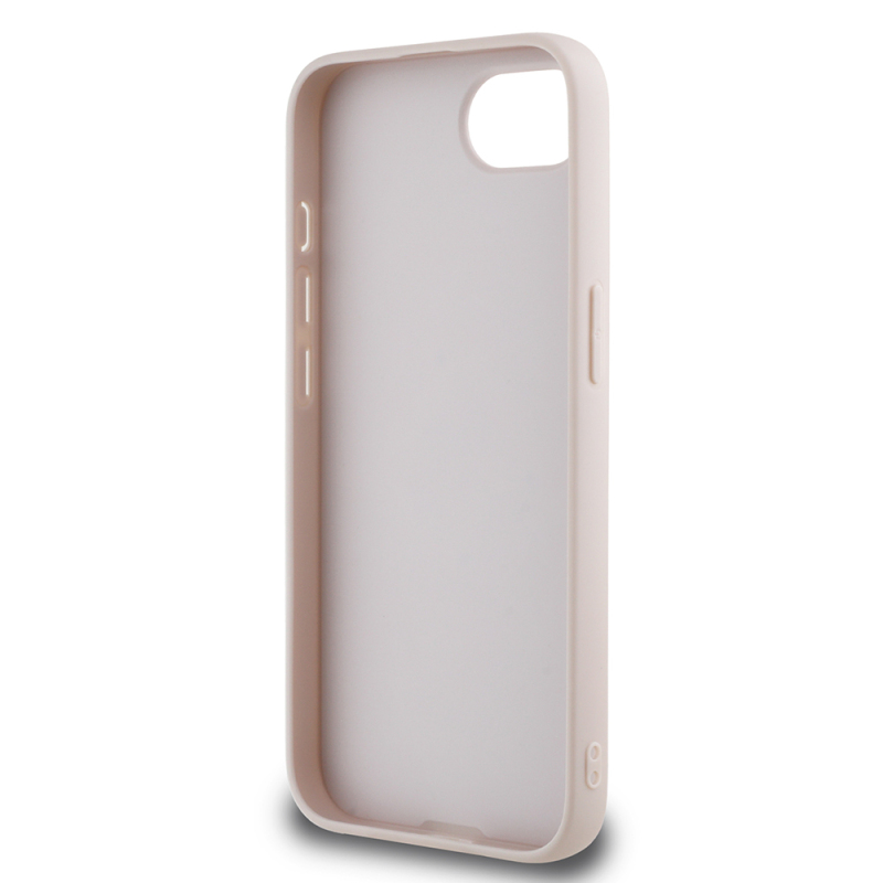 Apple iPhone 16E Case Guess Original Licensed 4G Big Metal Logo Glitter Cover - 8