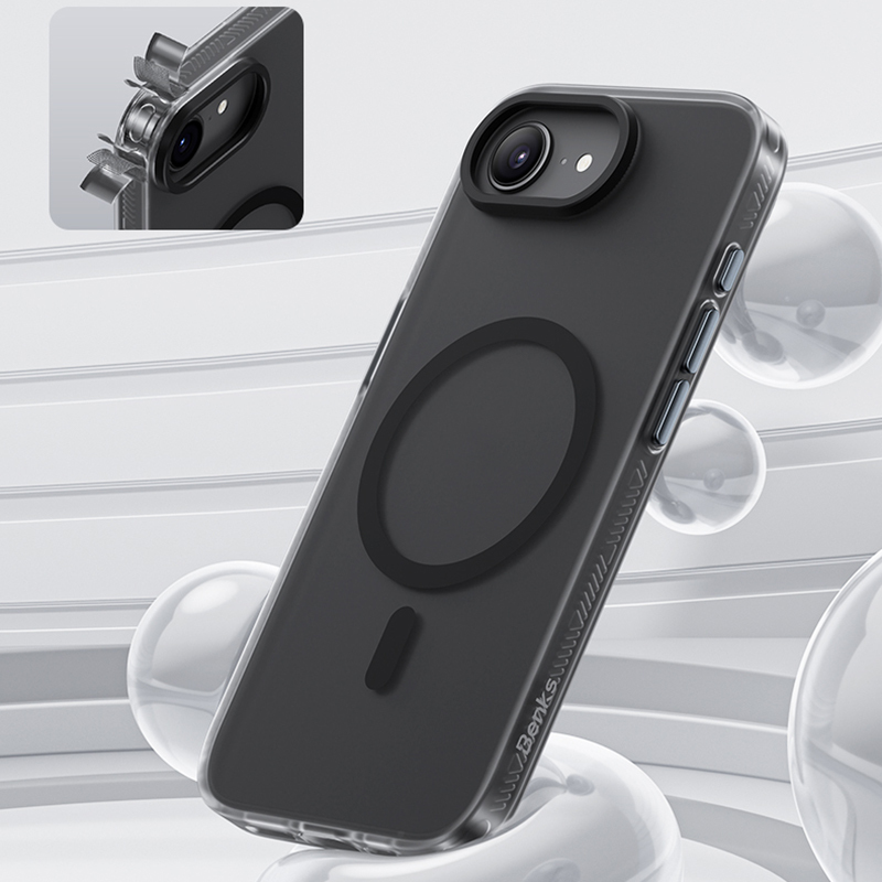 Apple iPhone 16E Case M-safe Charging Feature Benks Lucid Armor Cover - 9