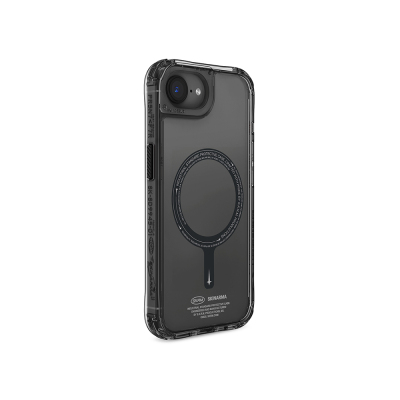 Apple iPhone 16E Case M-safe Charging Feature Transparent Airbag Design Skinarma Saido Cover - 8