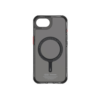 Apple iPhone 16E Case M-safe Charging Feature Transparent Airbag Design Skinarma Saido Cover - 9