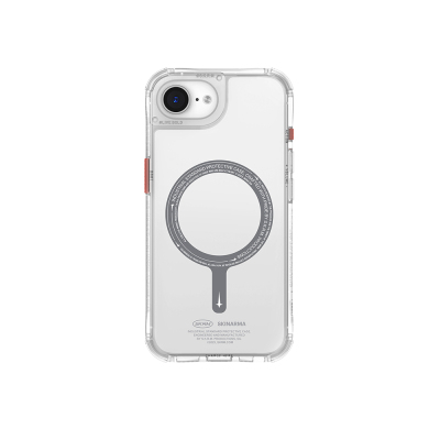 Apple iPhone 16E Case M-safe Charging Feature Transparent Airbag Design Skinarma Saido Cover - 2