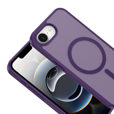 Apple iPhone 16E Case M-safe Charging Feature Zore Babet Cover - 12