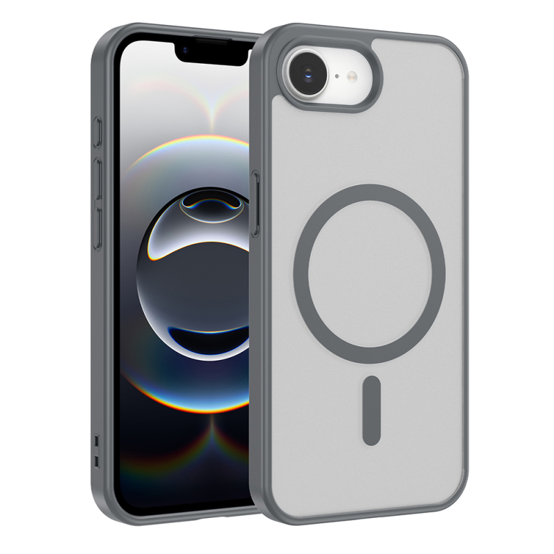 Apple iPhone 16E Case M-safe Charging Feature Zore Babet Cover - 3