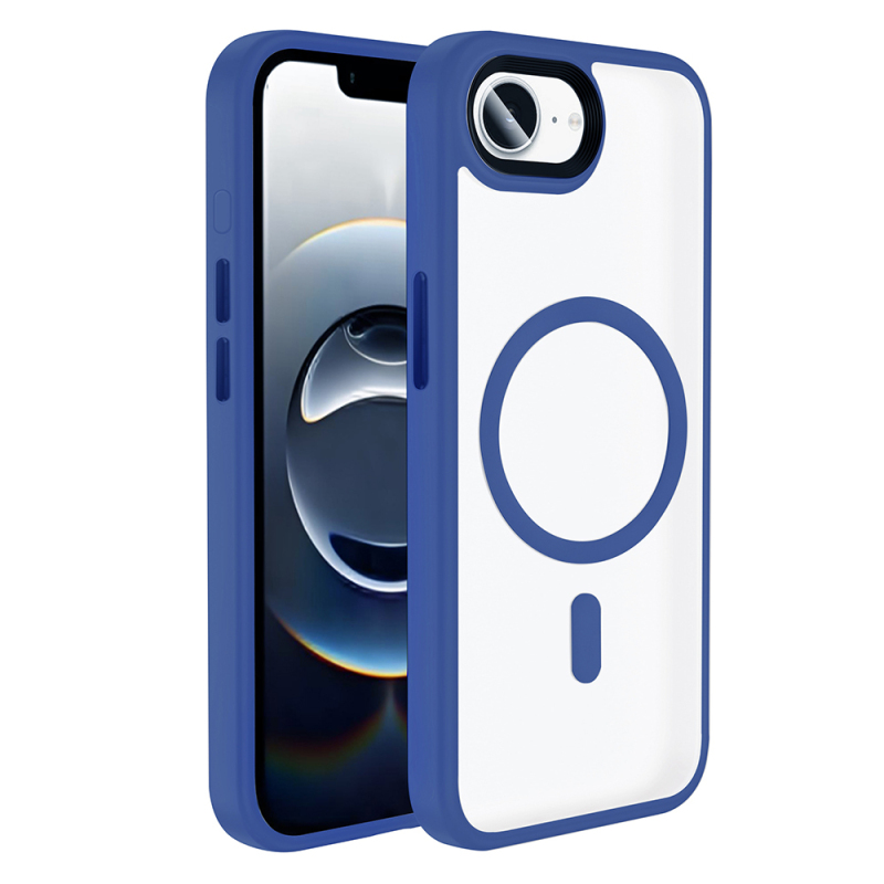 Apple iPhone 16E Case Matte Back Surface Wireless Charging Feature Zore Flet Magsafe Cover - 5