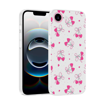 Apple iPhone 16E Case with Camera Protector, Patterned Zore Clip Cover - 3