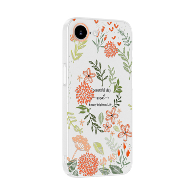 Apple iPhone 16E Case with Camera Protector, Patterned Zore Clip Cover - 8