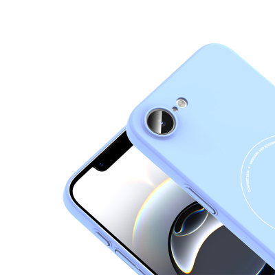 Apple iPhone 16E Case with M-Safe Charging and Camera Protection - Zore Elio Hard PC Cover - 19