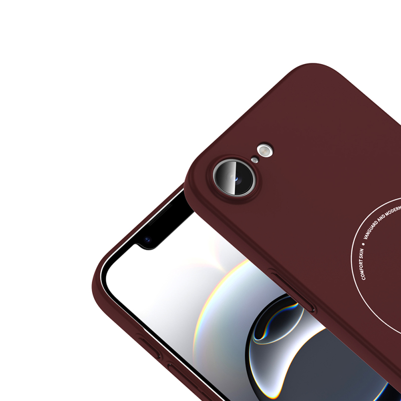 Apple iPhone 16E Case with M-Safe Charging and Camera Protection - Zore Elio Hard PC Cover - 20