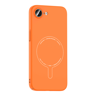 Apple iPhone 16E Case with M-Safe Charging and Camera Protection - Zore Elio Hard PC Cover - 15
