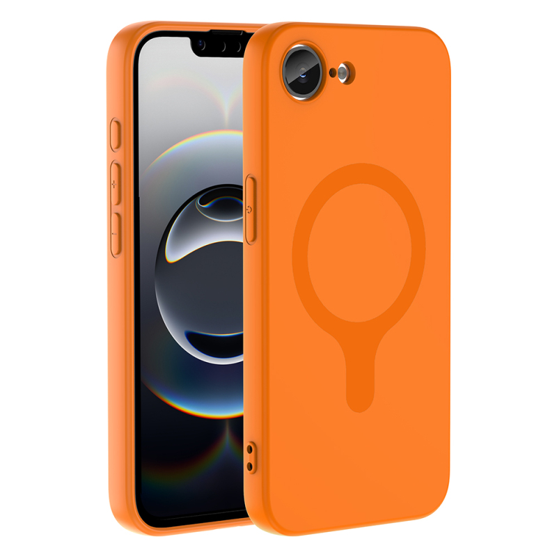 Apple iPhone 16E Case with M-Safe Charging Feature Zore Aris Silicone Cover - 31