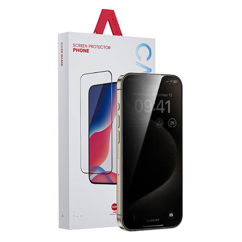 Apple iPhone 16E Casebang Privacy Hayalet Ekran Koruyucu + Kolay Uygulama Aparatı - 4