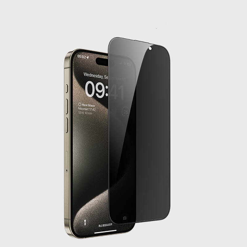 Apple iPhone 16E Casebang Privacy Hayalet Ekran Koruyucu + Kolay Uygulama Aparatı - 3