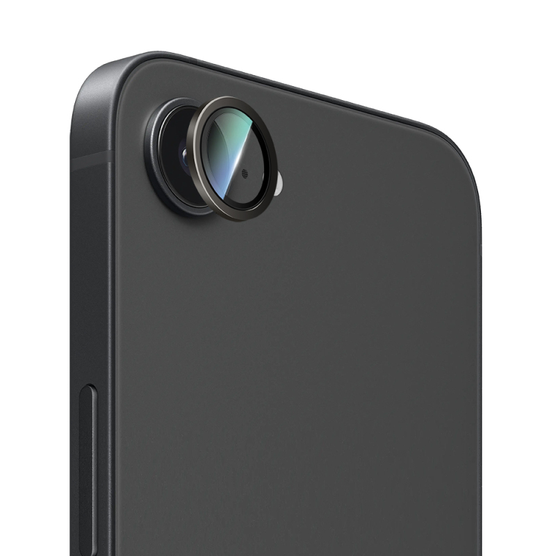Apple iPhone 16E CaseWorld Alloy Serisi Oleofobik Anti Reflective Kamera Lens Koruyucu - 1