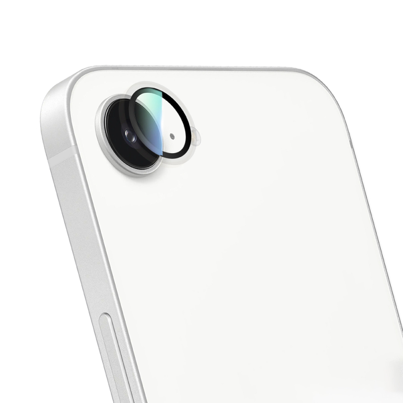 Apple iPhone 16E CaseWorld Alloy Serisi Oleofobik Anti Reflective Kamera Lens Koruyucu - 3