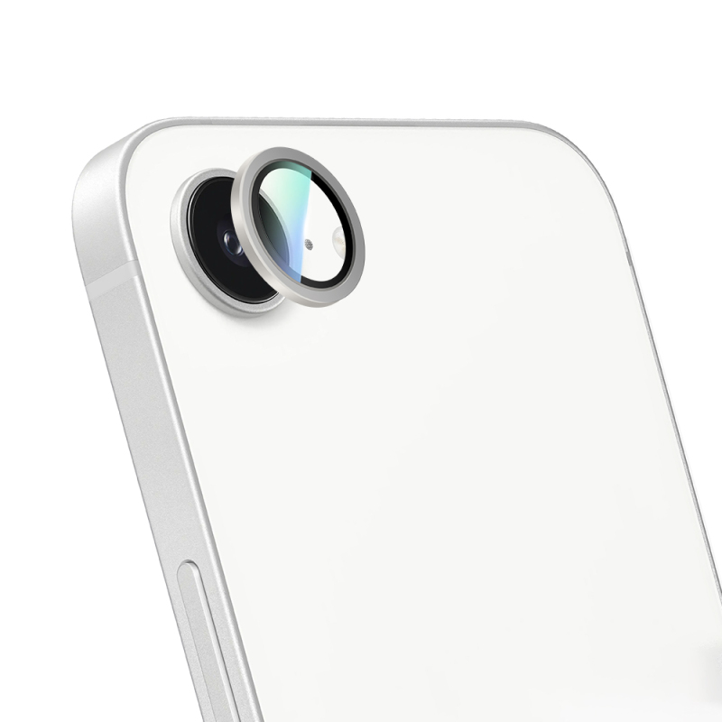 Apple iPhone 16E CaseWorld Alloy Serisi Oleofobik Anti Reflective Kamera Lens Koruyucu - 4